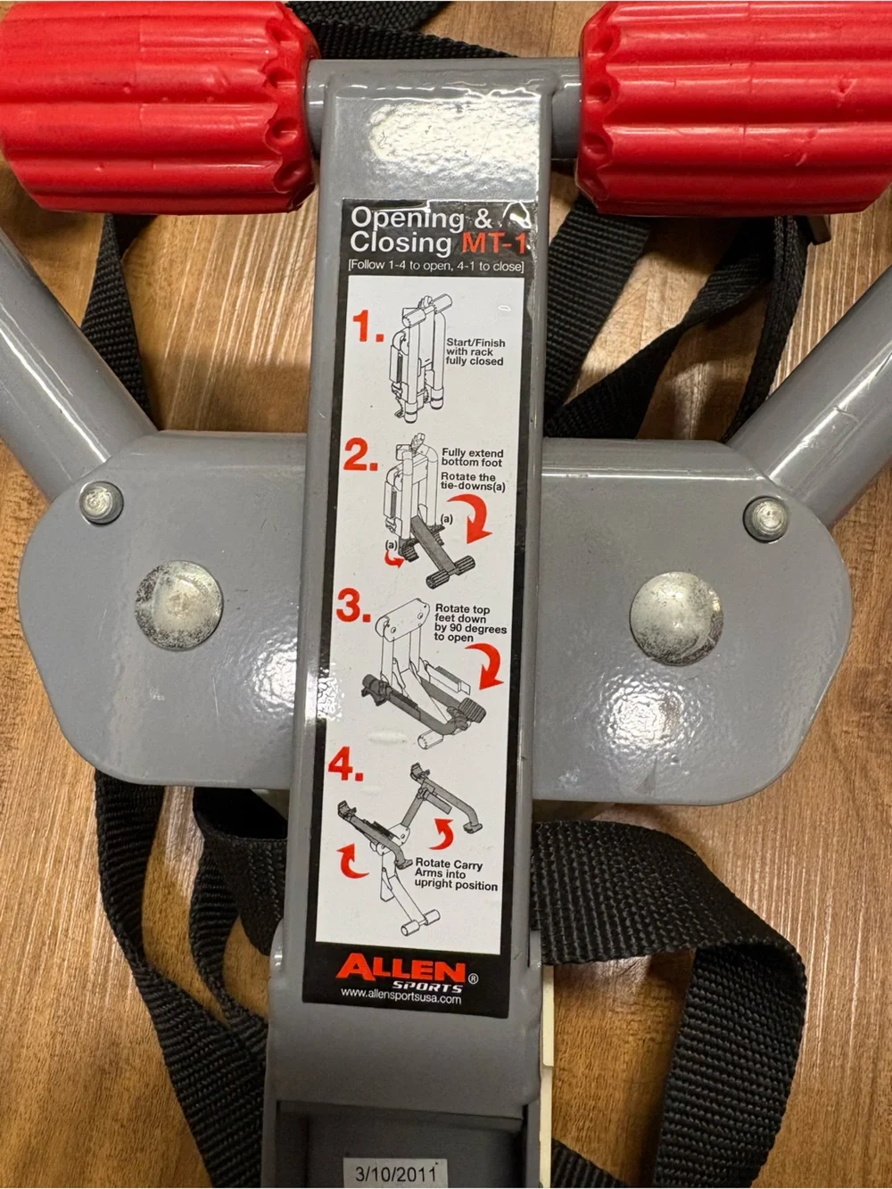 Allen Sports compact solo bike rack Model MT-1